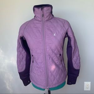 HORZE Quilted Purple Riding Jacket